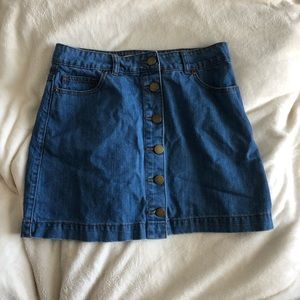 Denim skirt